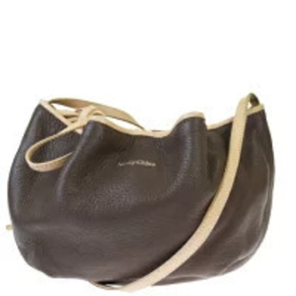 See by Chloe Shoulder Bag Brown Beige Leather